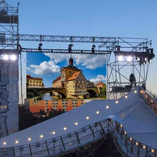 실내 임대 곡선 디지털 모바일 SMD 무대 창 TV LED 패널